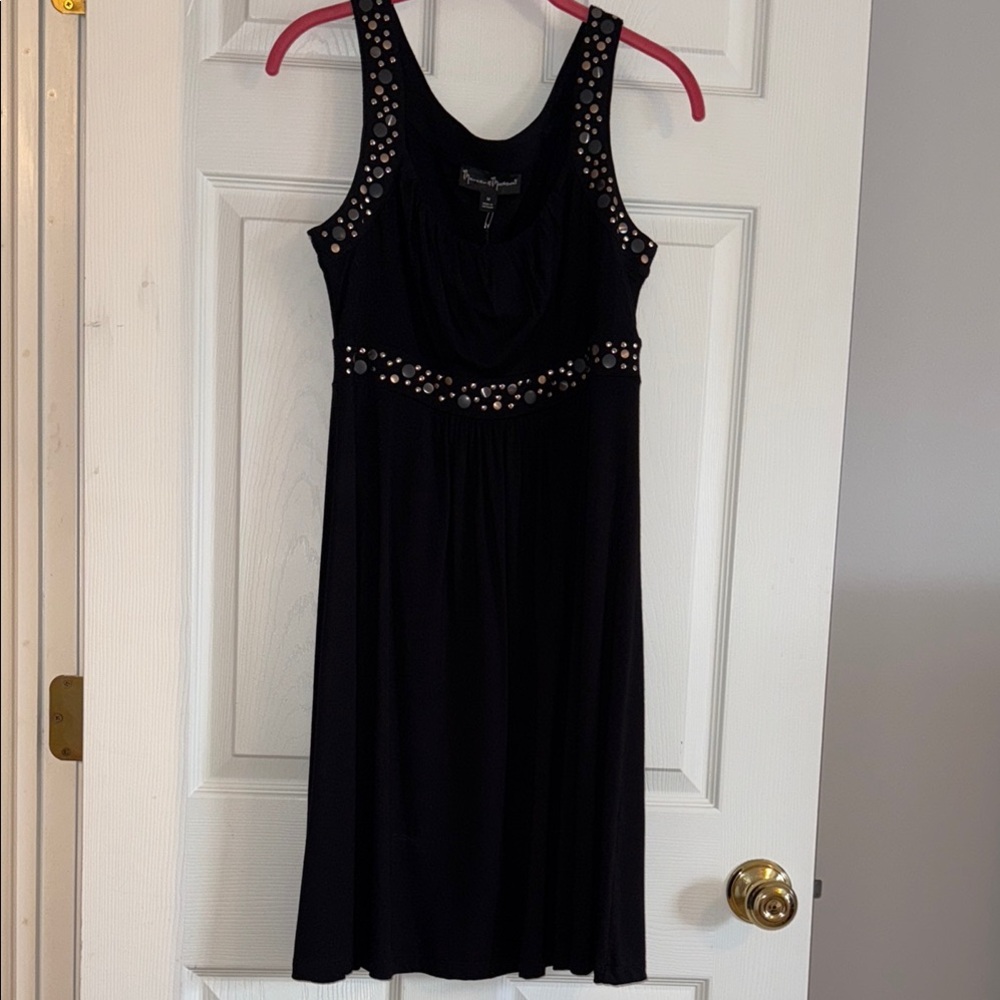 Mercer & Madison Black Dress with Silver Accents